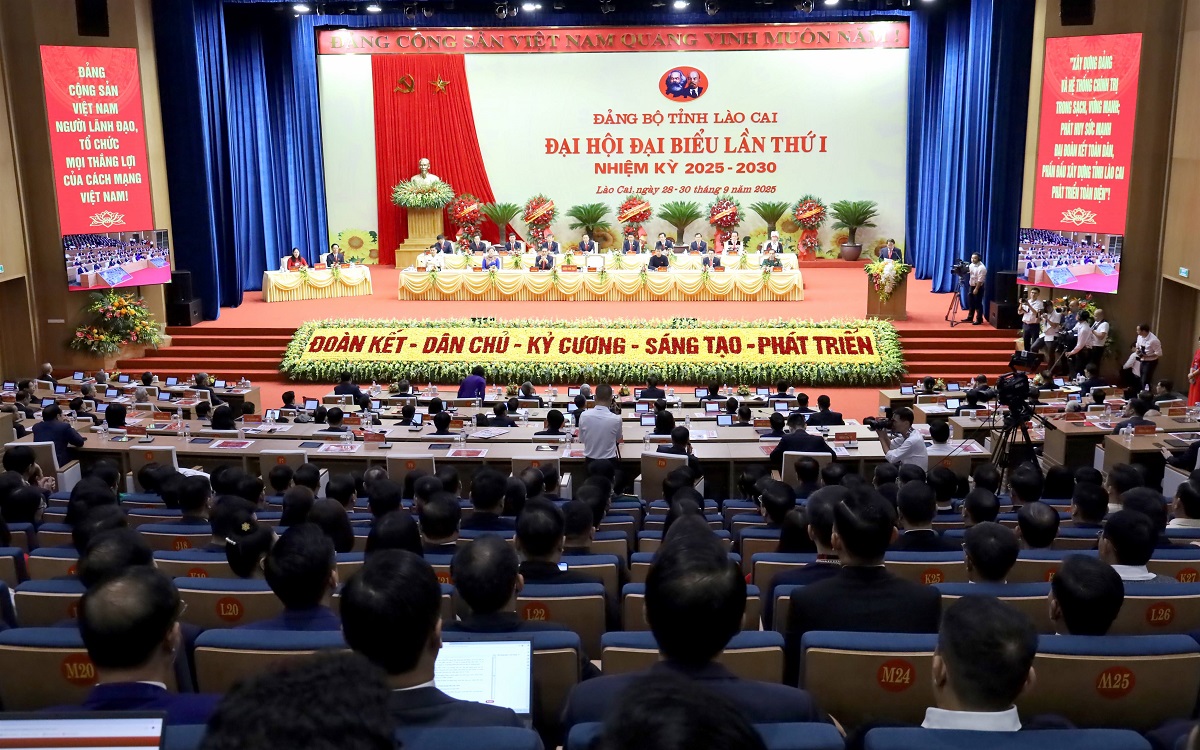 Khai mạc Đại hội đại biểu Đảng bộ tỉnh Lào Cai lần thứ I, nhiệm kỳ 2025 - 2030